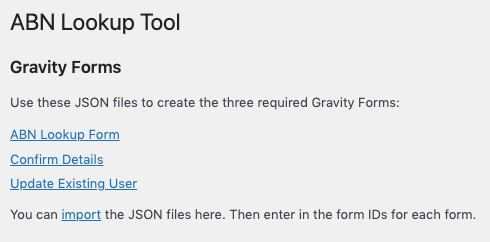 Download and import Gravity Forms forms