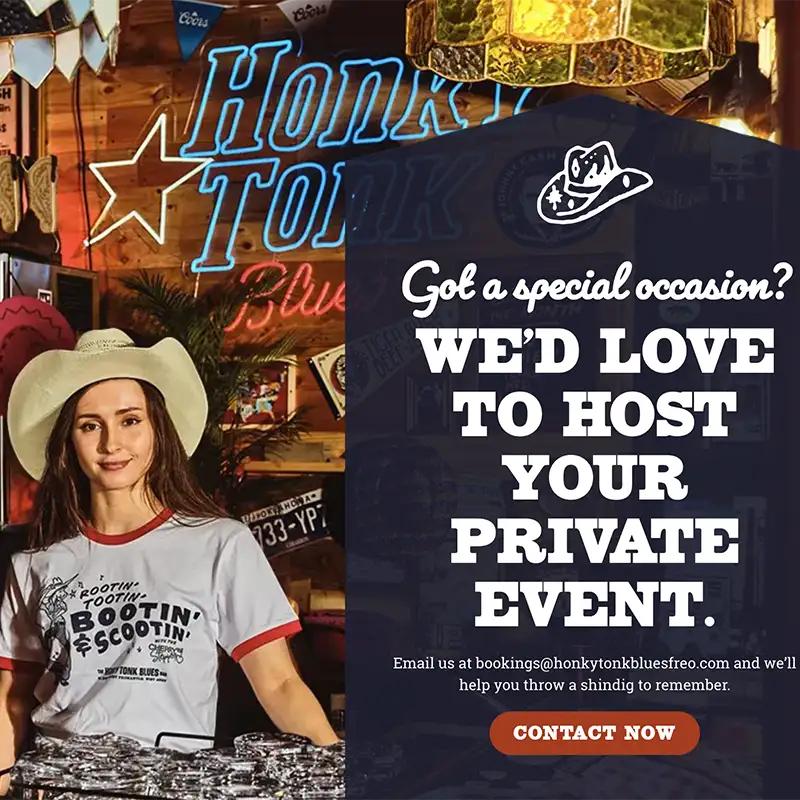 Honky Tonk Blues Bar Private Events