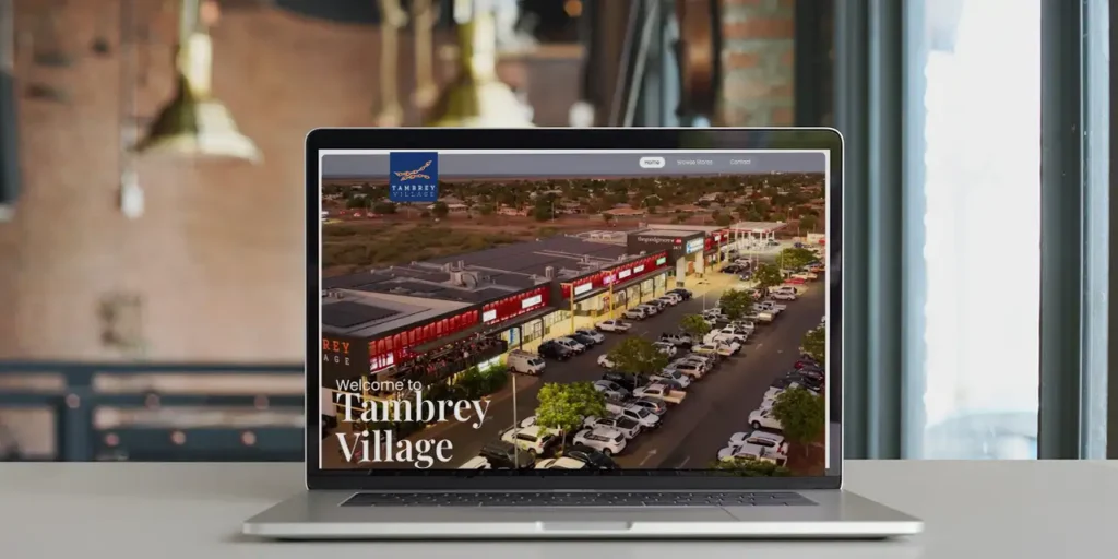 Tambrey Village Homepage Web Design