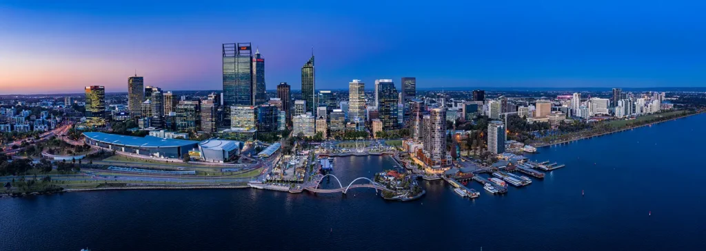 Perth City Skyline - Blue Kelpie Web Design Perth City Skyline
