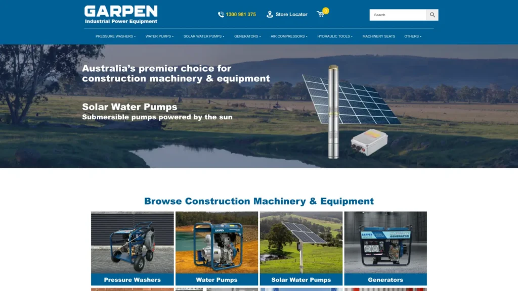 Garpen Web Design Screenshot