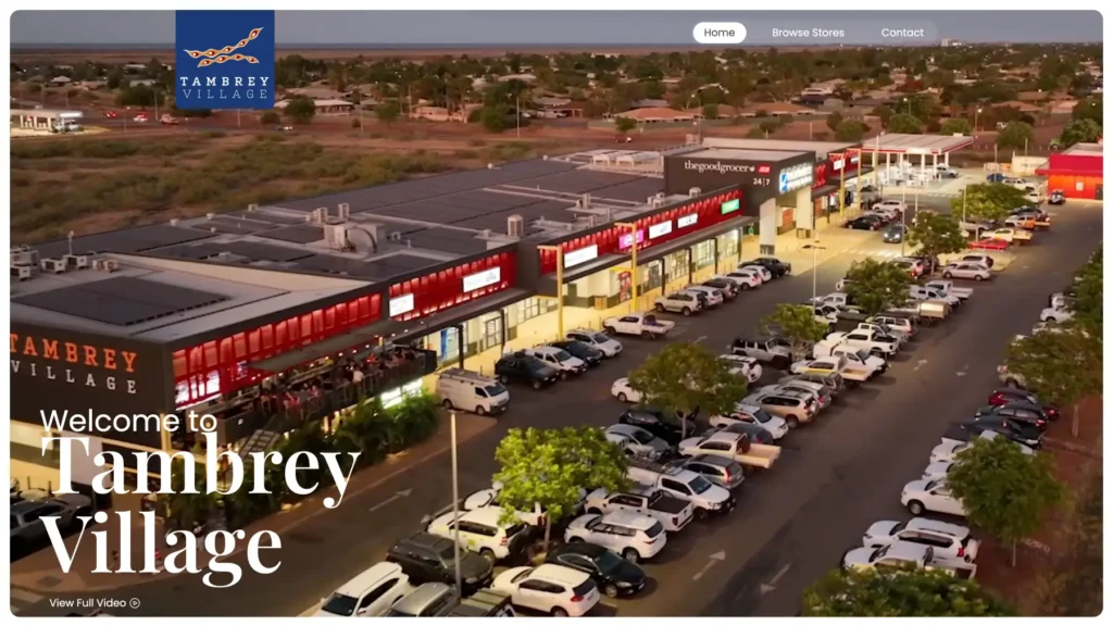 Tambrey Village Web Design Screenshot